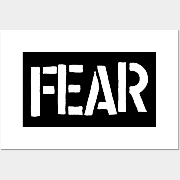 Fear is big business Wall Art by silentrob668